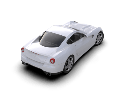 realista deporte coche aislado en antecedentes. 3d representación - ilustración png