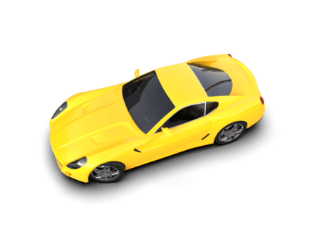 realista deporte coche aislado en antecedentes. 3d representación - ilustración png