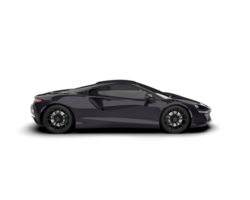 realista esporte carro isolado em fundo. 3d Renderização - ilustração png