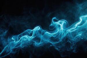 smoke blowing in different directions and colors forming an upturn pattern, photo
