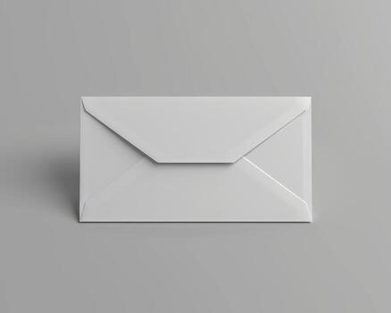 an envelope sits on top of the surface, photo