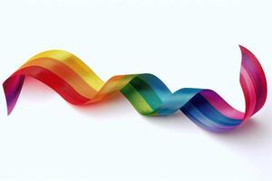 the ribbons have been curved in many colors, photo