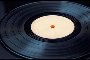 two disc's on a table one with the yellow dot, photo