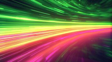 a brightly illuminated stream of light, photo