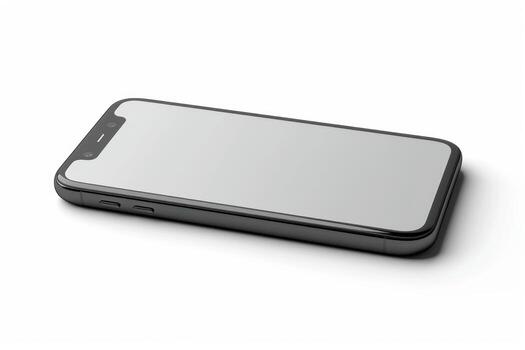 an empty black case with white screen on top, photo