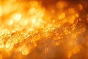 glittery brown abstract background with yellow light, photo