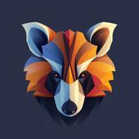 the colorful animal is painted on the wall, photo