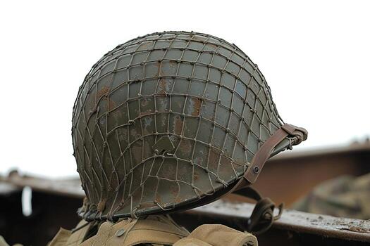 an object is sitting on the side of the railroad, photo