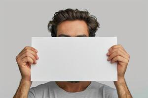 the man is covering his face with the sheet, photo