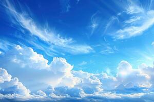 a photo of the sky above some water,