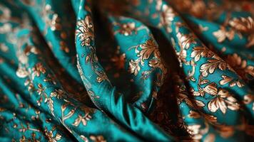 this is an unusual pattern and color on the fabric, photo