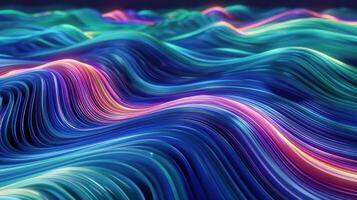 some water like waves and colors on it, photo