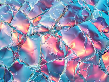 pink and blue marble, with lots of sparkles and some broken lines, photo