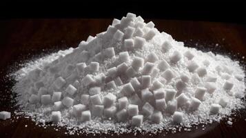 sugar cubes stacked on top of each other, photo