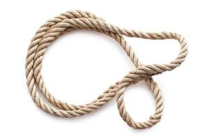 a rope made out of rope and a small knot, photo