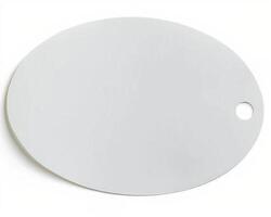 empty white circular plate with hole on center of it, photo
