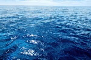 the horizon line as seen from above the water, photo