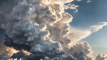 cloud covers the sky and a plane preparing for take off, photo