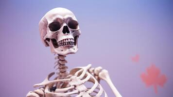 the skeleton is ready to be painted, photo