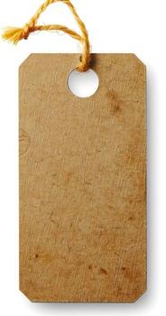 a brown shopping bag with some strings, photo