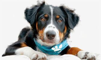 a dog has eyes and legs exposed, photo