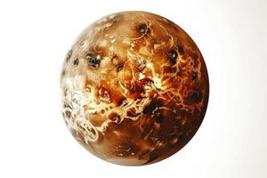 an egg with a swirly substance that looks like earth, photo