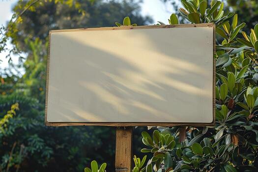 a sign in the middle of a tree on a sunny day that says stop, photo