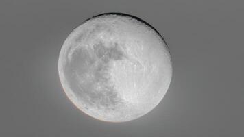 an image of the moon looking good in high - contrast, photo