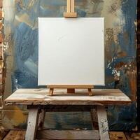 the easel that i found in an art studio, photo