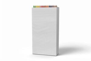 an image of a pencil crayon holder on the wall, photo