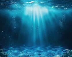 an ocean view from the bottom of something, photo
