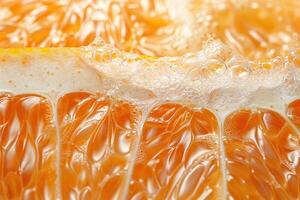 a close up shot of some sliced oranges, photo