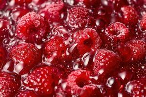 berries are sitting in water over freshness, photo