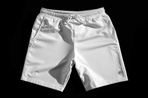 an image of a shorts placed against the side, photo