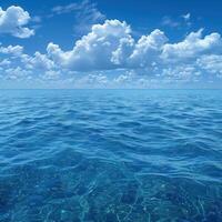a wide expanse of sea water stretches in the distance, photo