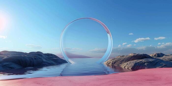 this picture uses color and the circle with an inner area to show something, photo