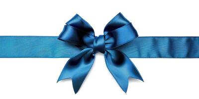 an isolated bow tied in satin, photo
