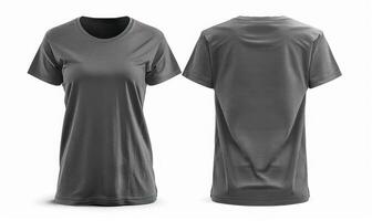 clothing on the left, a t - shirt on the right, photo
