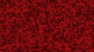 High technology digital motion graphic background animation, square elements and flickering dots on green background video