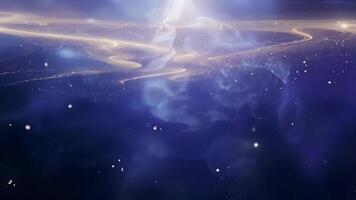 A dreamy surreal landscape of shimmering dust particles an enchanting and mysterious glimpse into the cosmos.. video