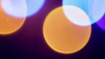 The Magic of Light A series of bokeh light transitions creating a magical and enchanting atmosphere.. video