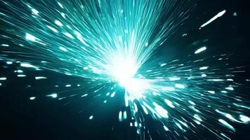 A sparkling and vibrant surge of electric sparks swirling and colliding to form seamless and seamless scene transitions.. video