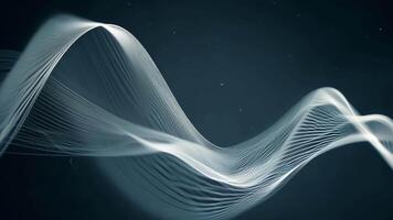 From a chaotic jumble graceful lines emerge and flow intertwining and separating in a continuous dance.. video