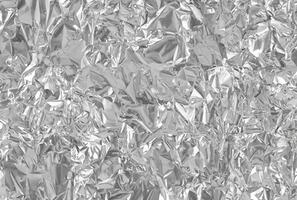 Shiny Silver Foil Leaf Texture - Abstract Grey Wrapping Paper for Design Background photo