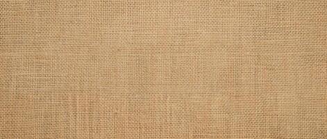 Close-Up of Hessian Sackcloth Burlap Texture with Beige and Brown Flecks and Copy Space - Office Desk Background photo