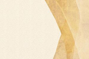 Japanese Paper Texture with Golden Waves - New Year's Card Background photo