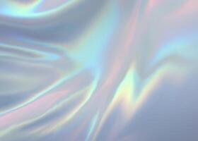 Modern Pastel Iridescent Holographic Foil Background - 3D Render photo
