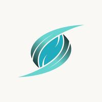 Logo design graphic concept creative abstract premium stock unique energy loop wind fire effect initial S font Related dynamic soul yoga burst vector