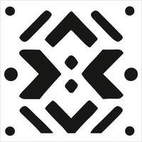 Attractive and beautiful geometric pattern design vector