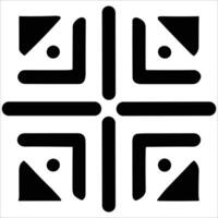 Attractive and beautiful geometric pattern design vector